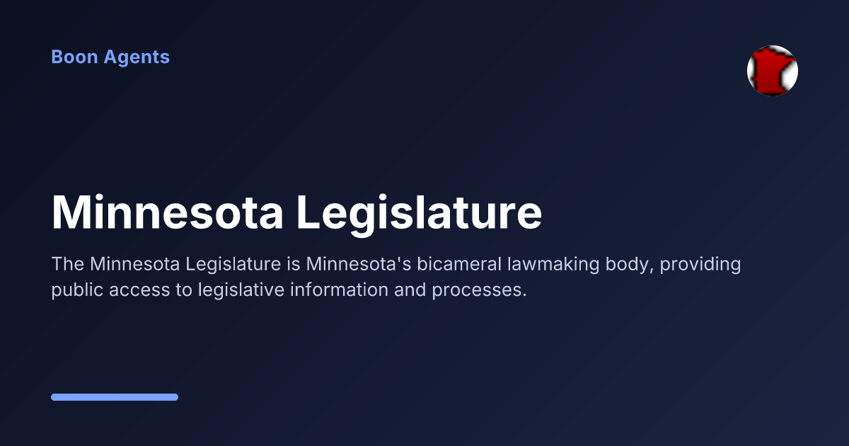 Minnesota Legislature — company overview