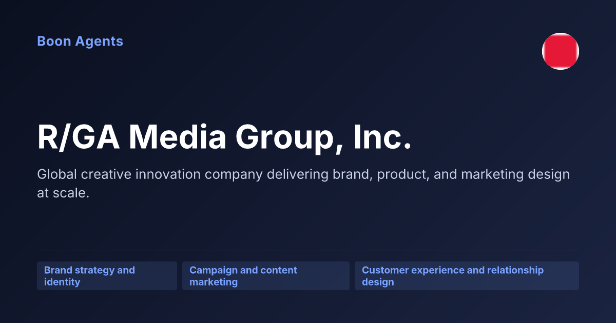 R/GA Media Group, Inc. — company overview