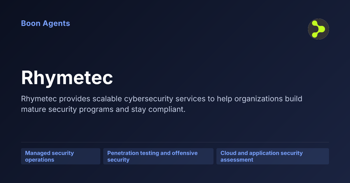 Rhymetec — company overview