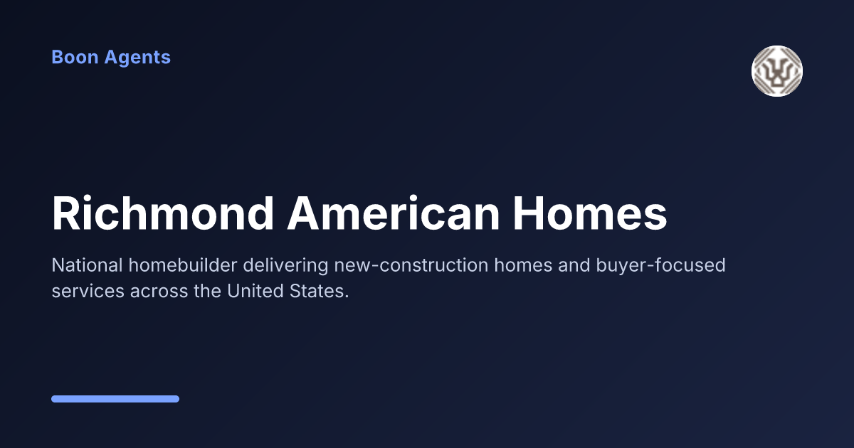 Richmond American Homes — company overview