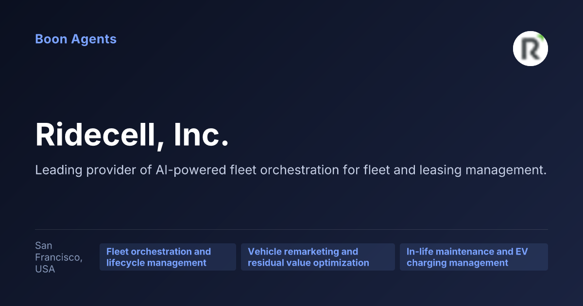 Ridecell, Inc. — company overview