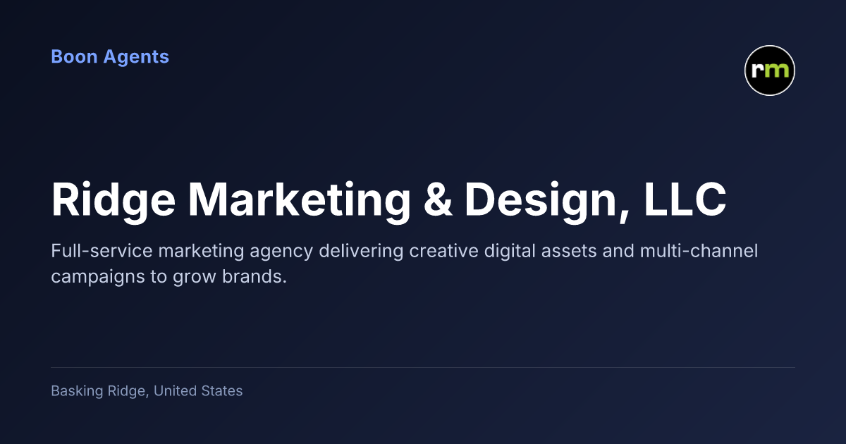 Ridge Marketing & Design, LLC — company overview