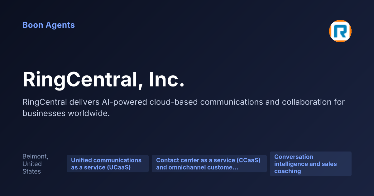 RingCentral, Inc. — company overview