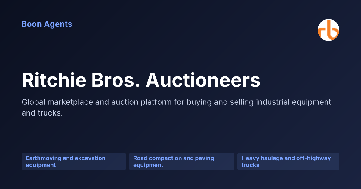 Ritchie Bros. Auctioneers — company overview