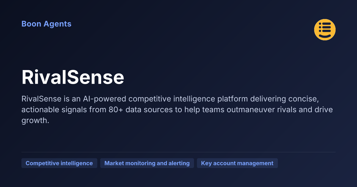 RivalSense — company overview