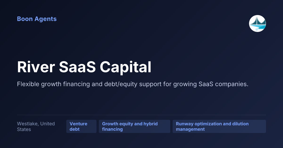 River SaaS Capital — company overview