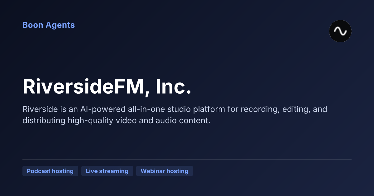 RiversideFM, Inc. — company overview
