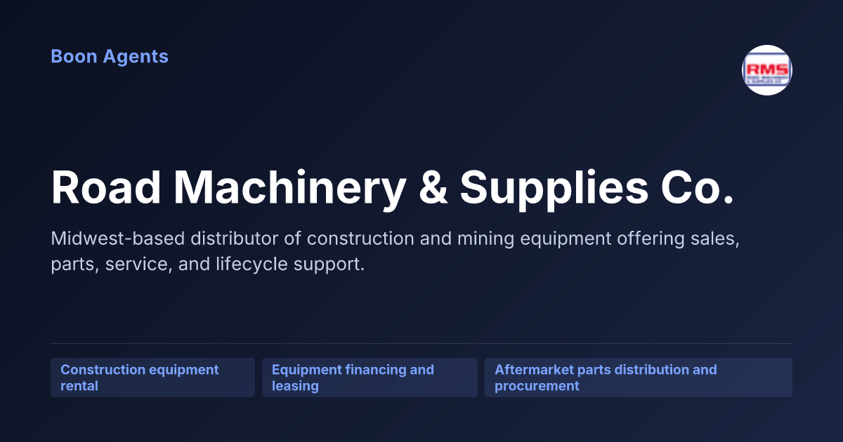 Road Machinery & Supplies Co. — company overview