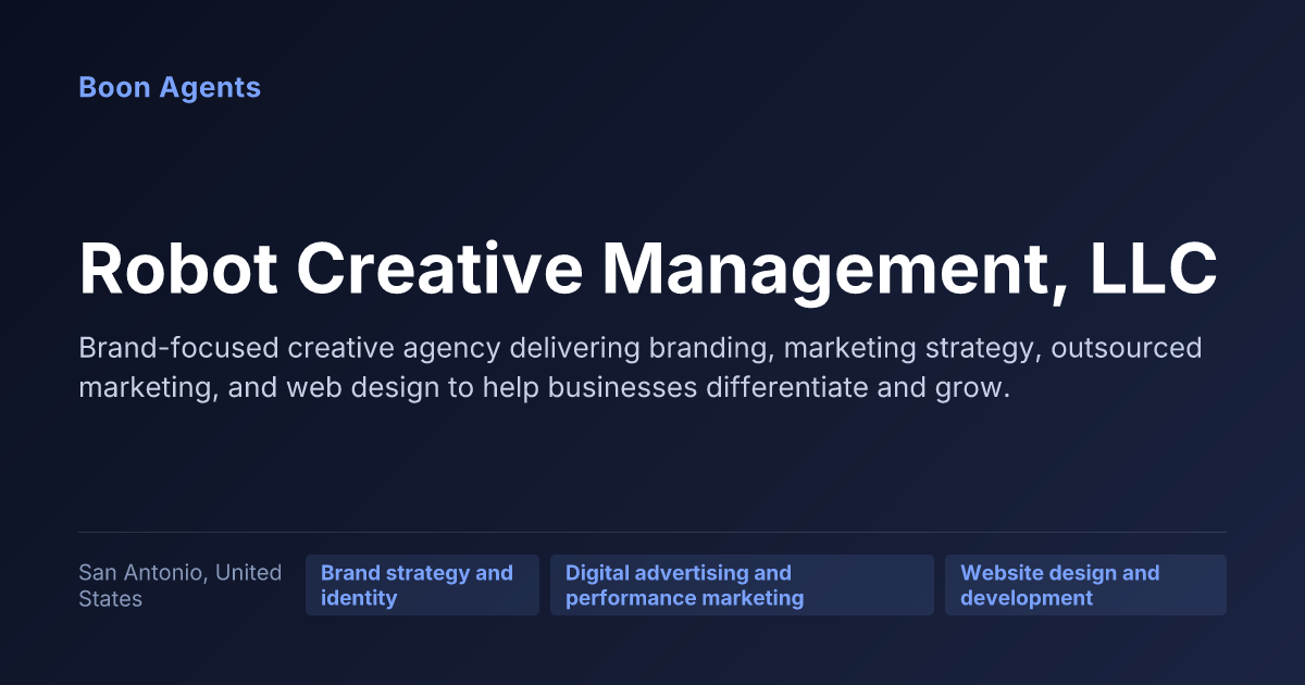Robot Creative Management, LLC — company overview
