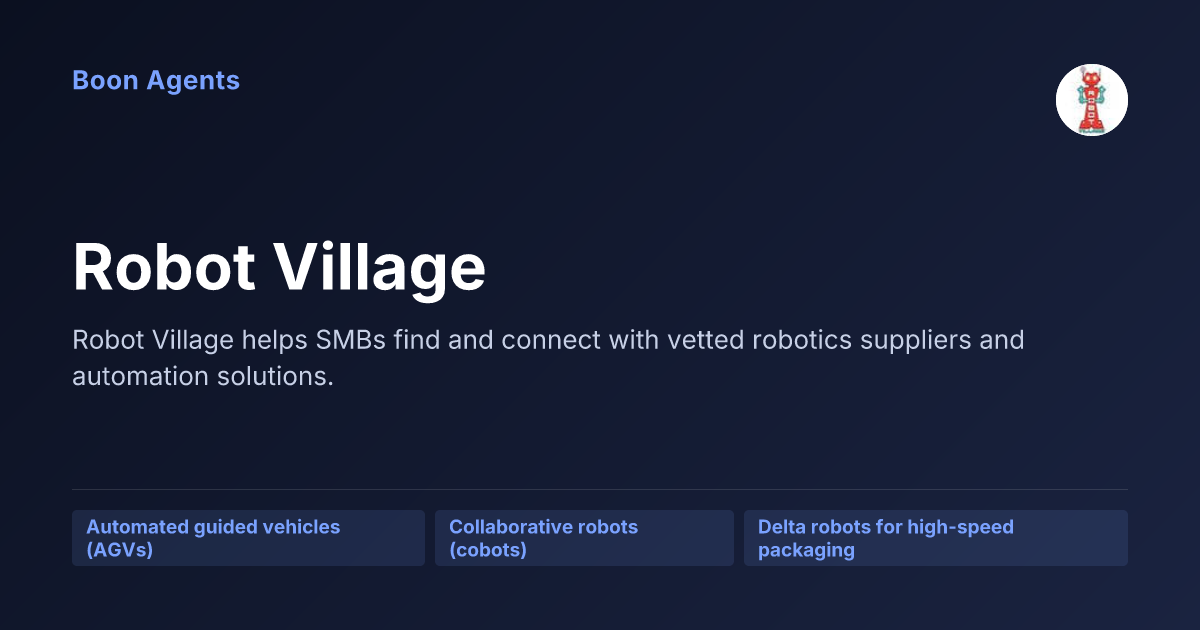 Robot Village — company overview
