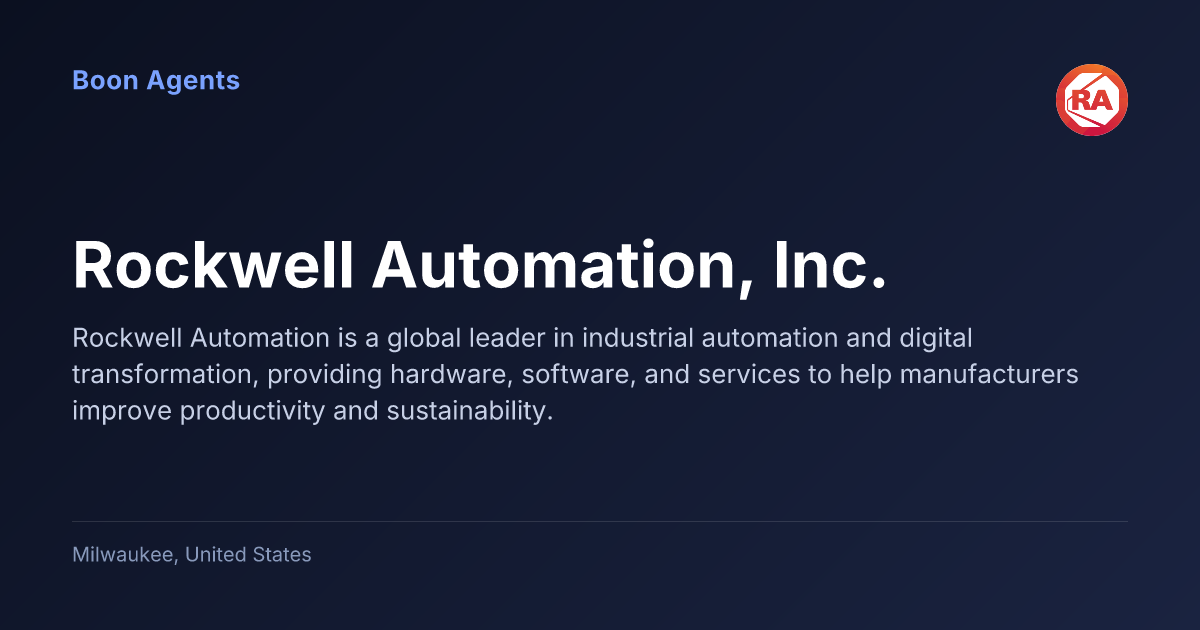 Rockwell Automation, Inc. — company overview