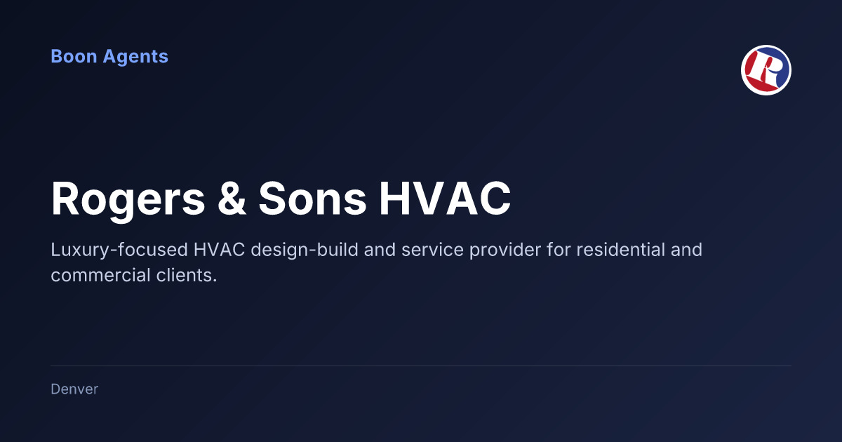 Rogers & Sons HVAC — company overview
