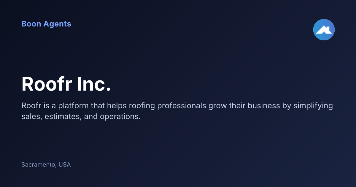 Roofr Inc. — company overview