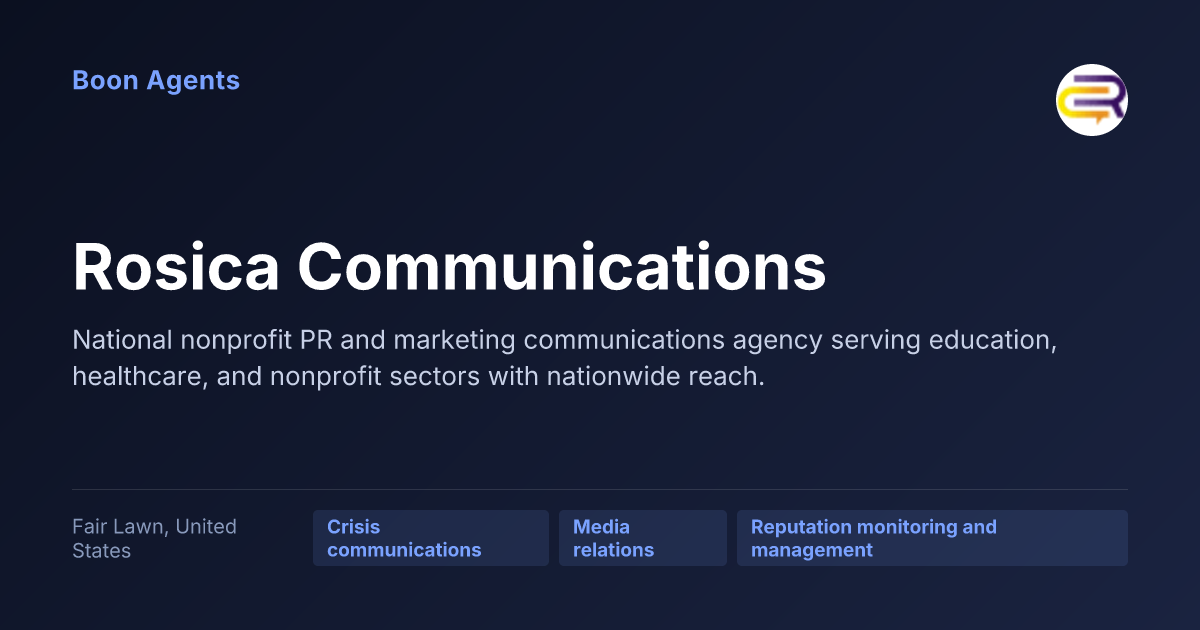 Rosica Communications — company overview