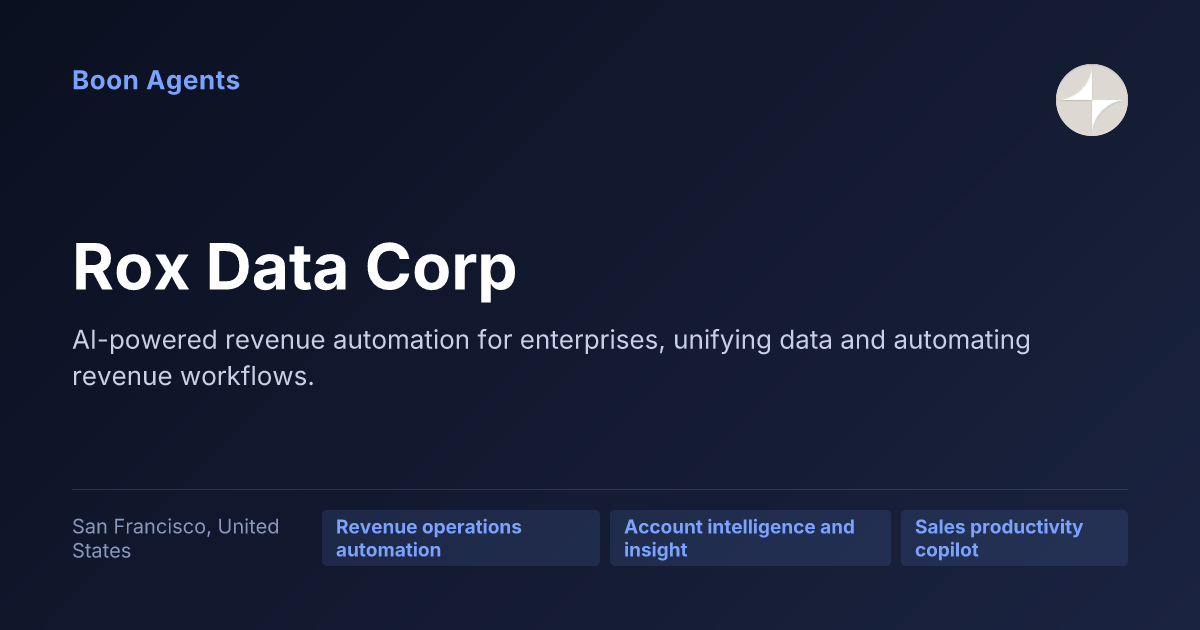 Rox Data Corp — company overview