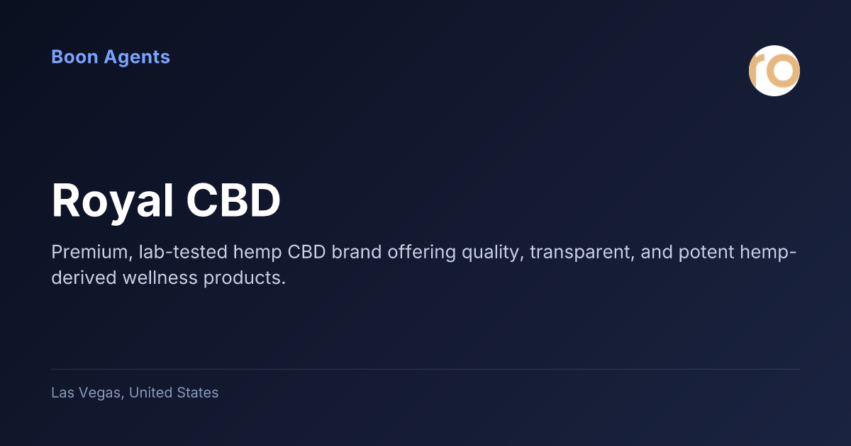 Royal CBD — company overview