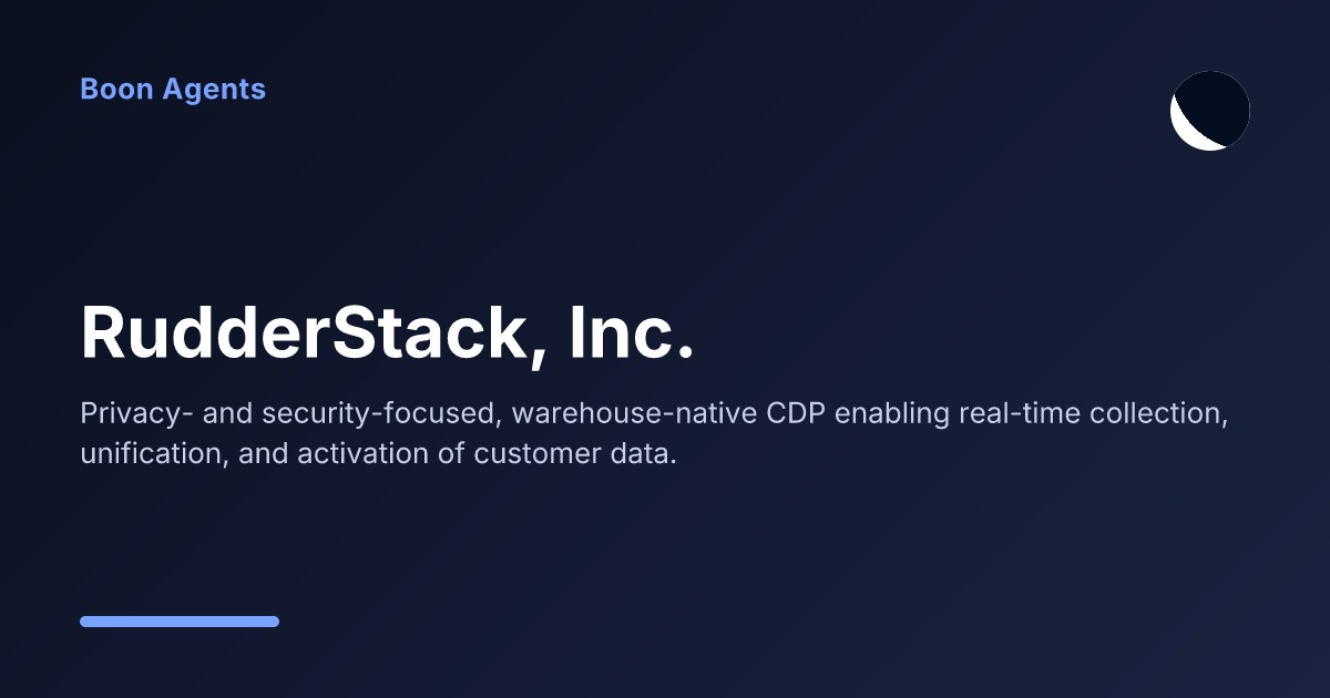 RudderStack, Inc. — company overview