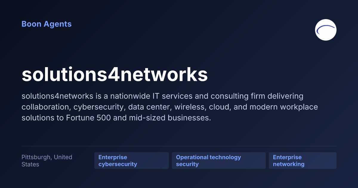 solutions4networks — company overview