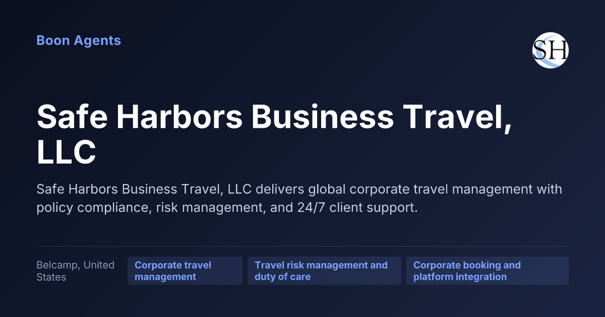 Safe Harbors Business Travel, LLC — company overview
