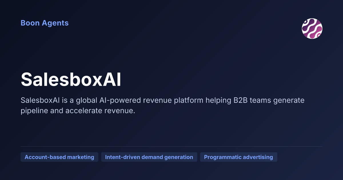 SalesboxAI — company overview
