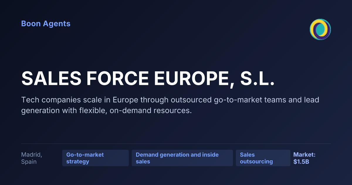 SALES FORCE EUROPE, S.L. — company overview