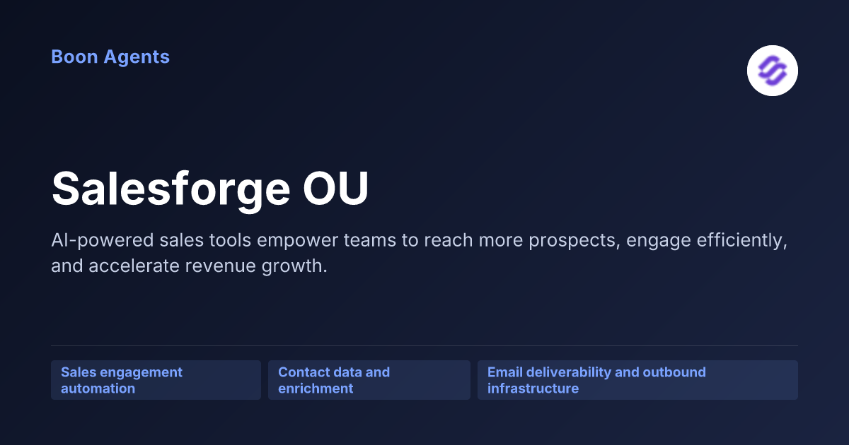Salesforge OU — company overview