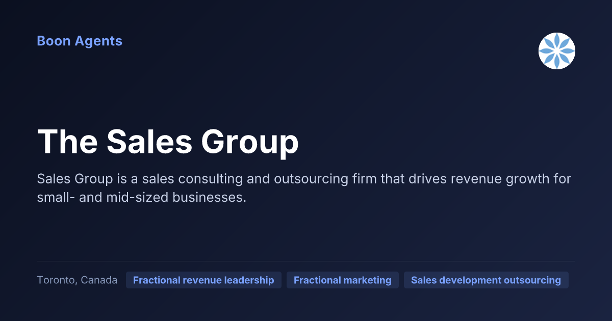The Sales Group — company overview