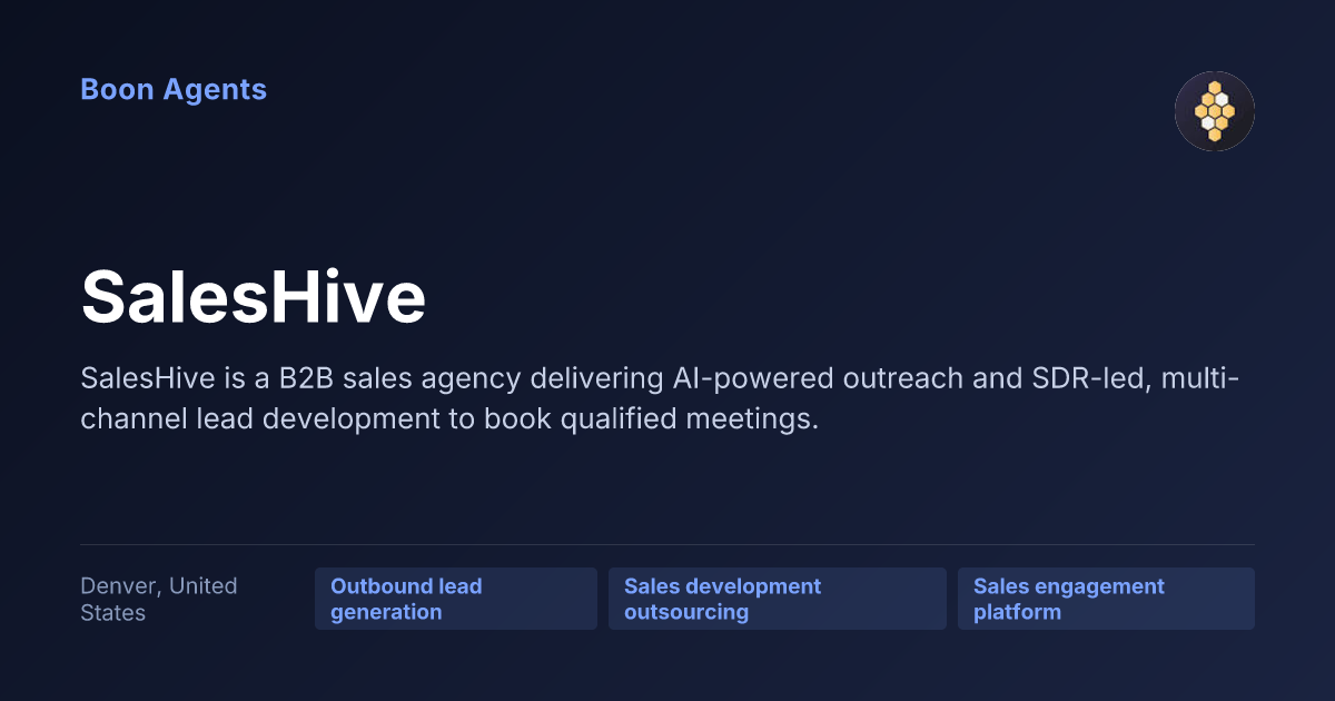 SalesHive — company overview