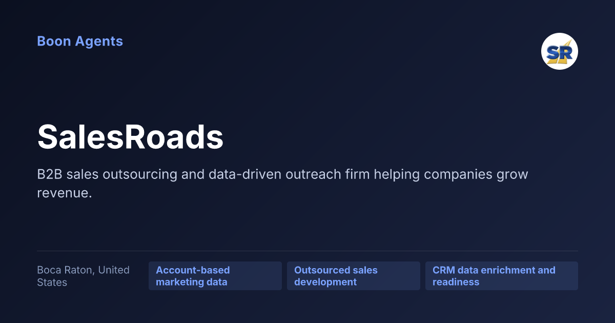SalesRoads — company overview