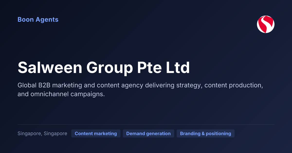 Salween Group Pte Ltd — company overview