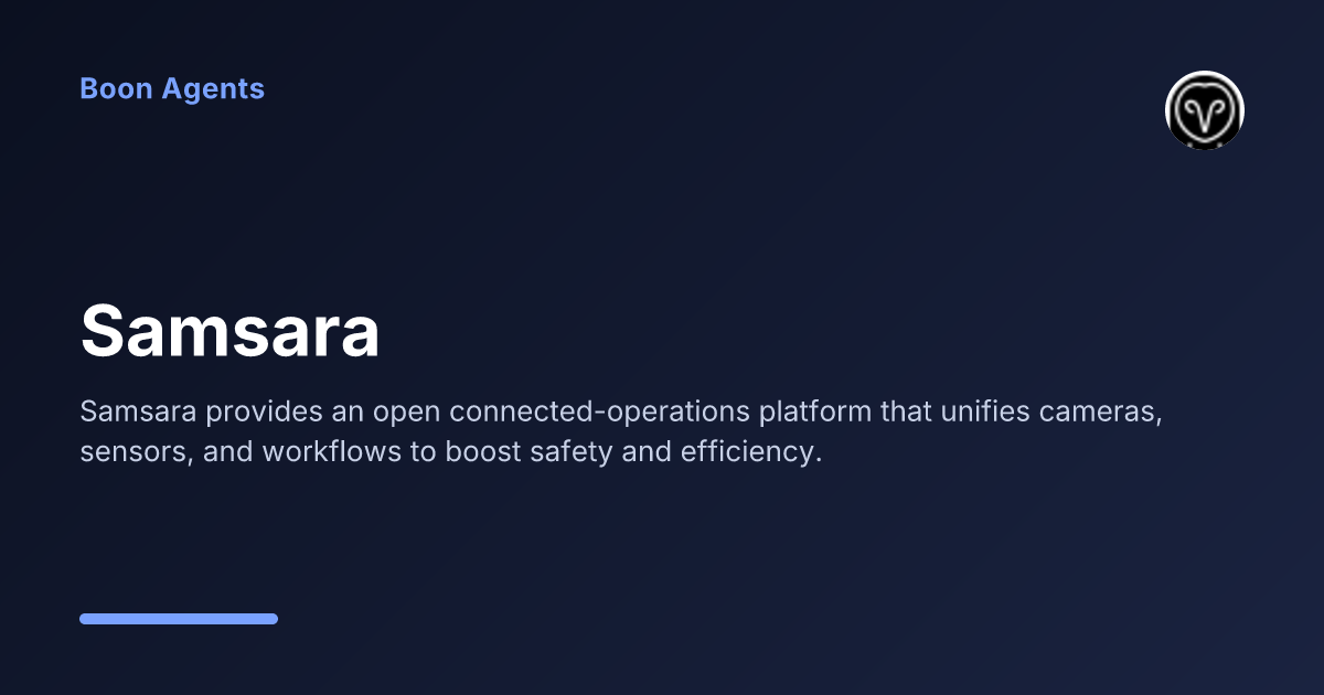 Samsara — company overview