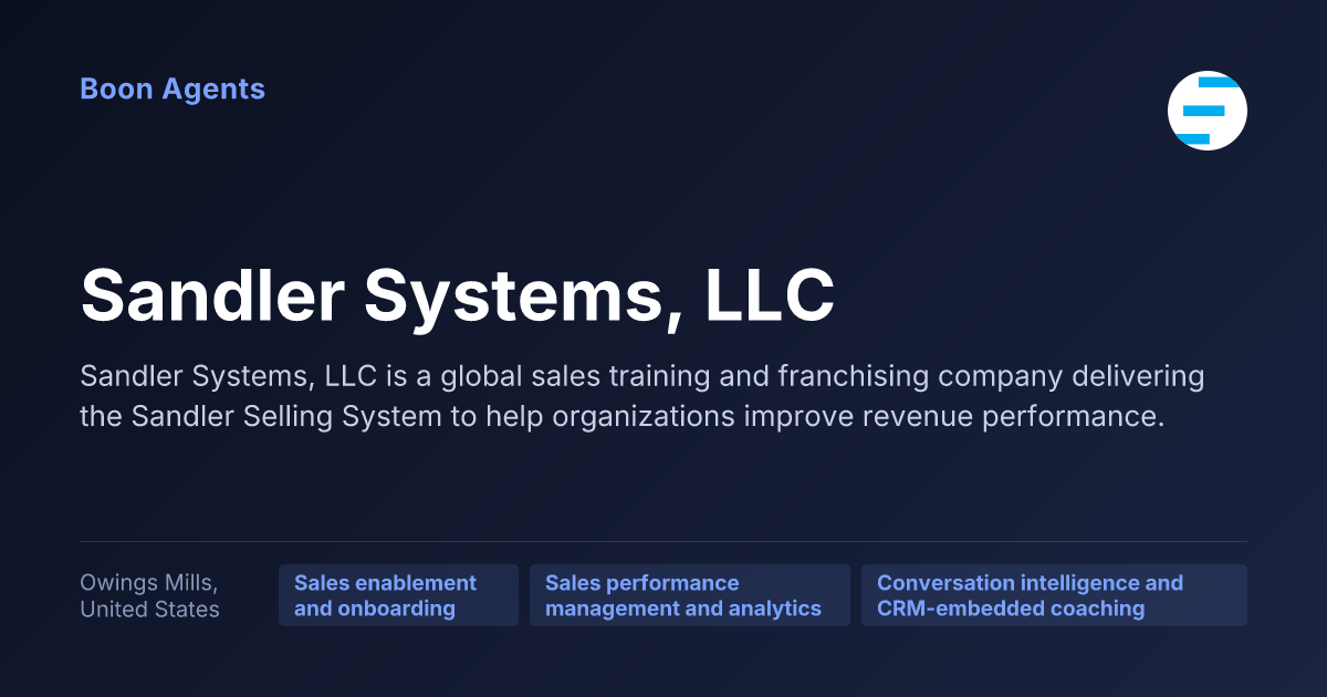 Sandler Systems, LLC — company overview