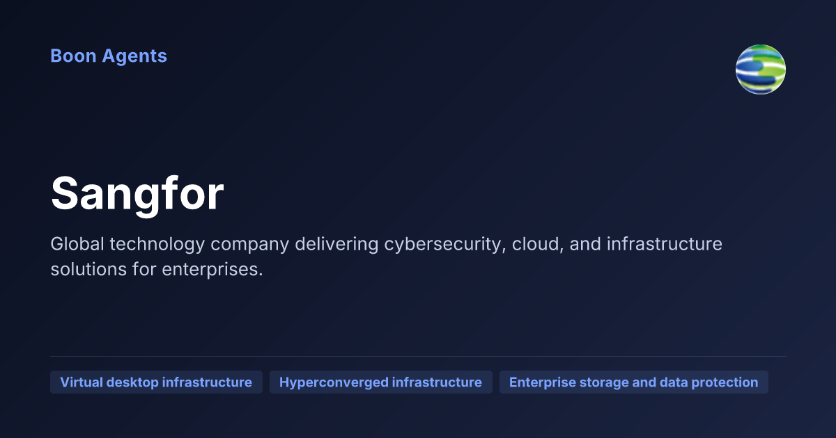 Sangfor — company overview