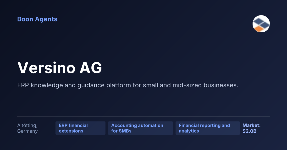 Versino AG — company overview