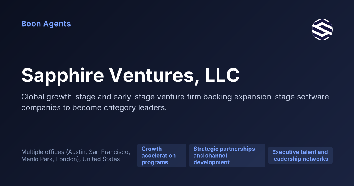 Sapphire Ventures, LLC — company overview