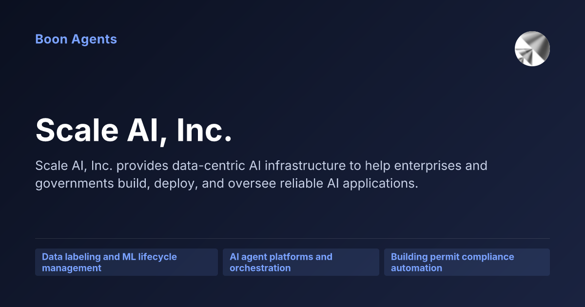Scale AI, Inc. — company overview