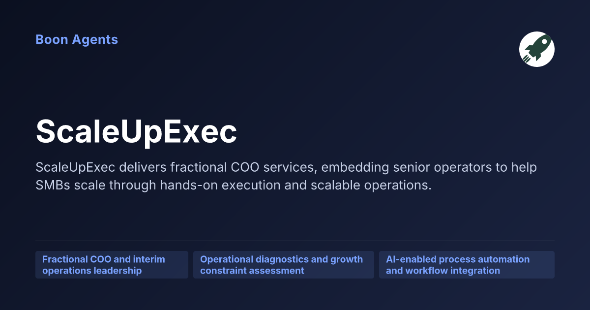 ScaleUpExec — company overview