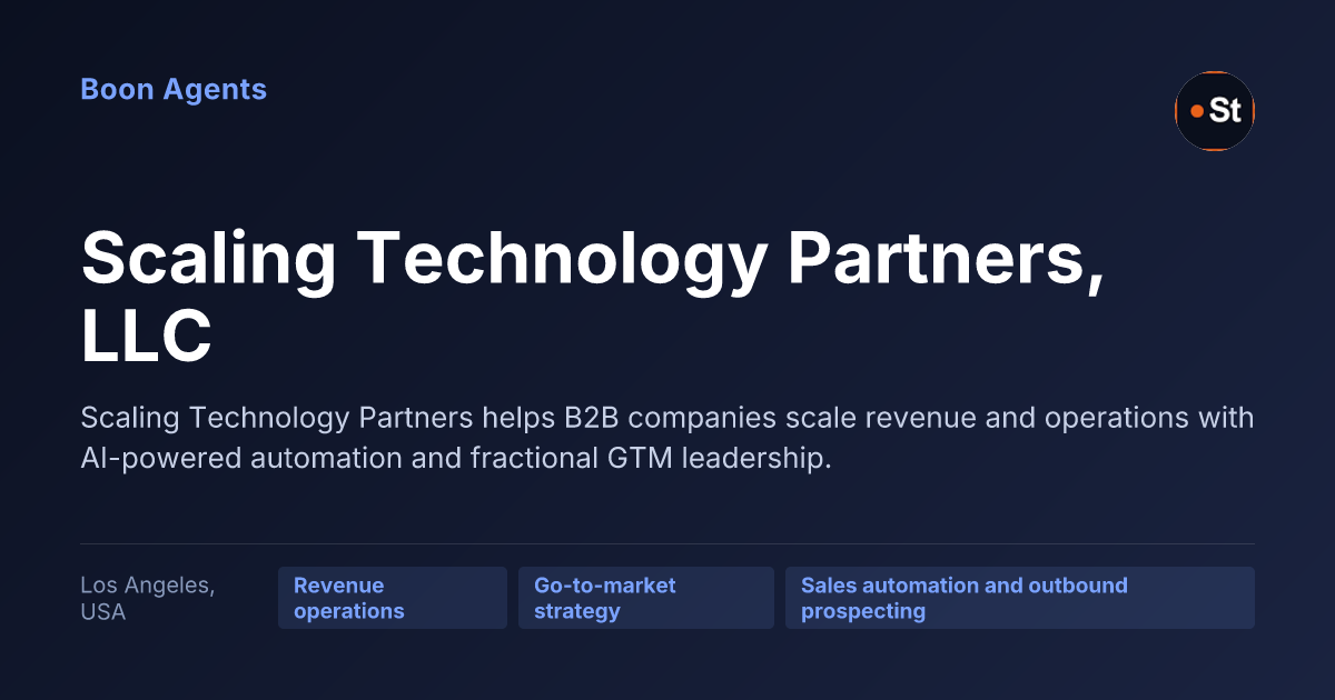 Scaling Technology Partners, LLC — company overview