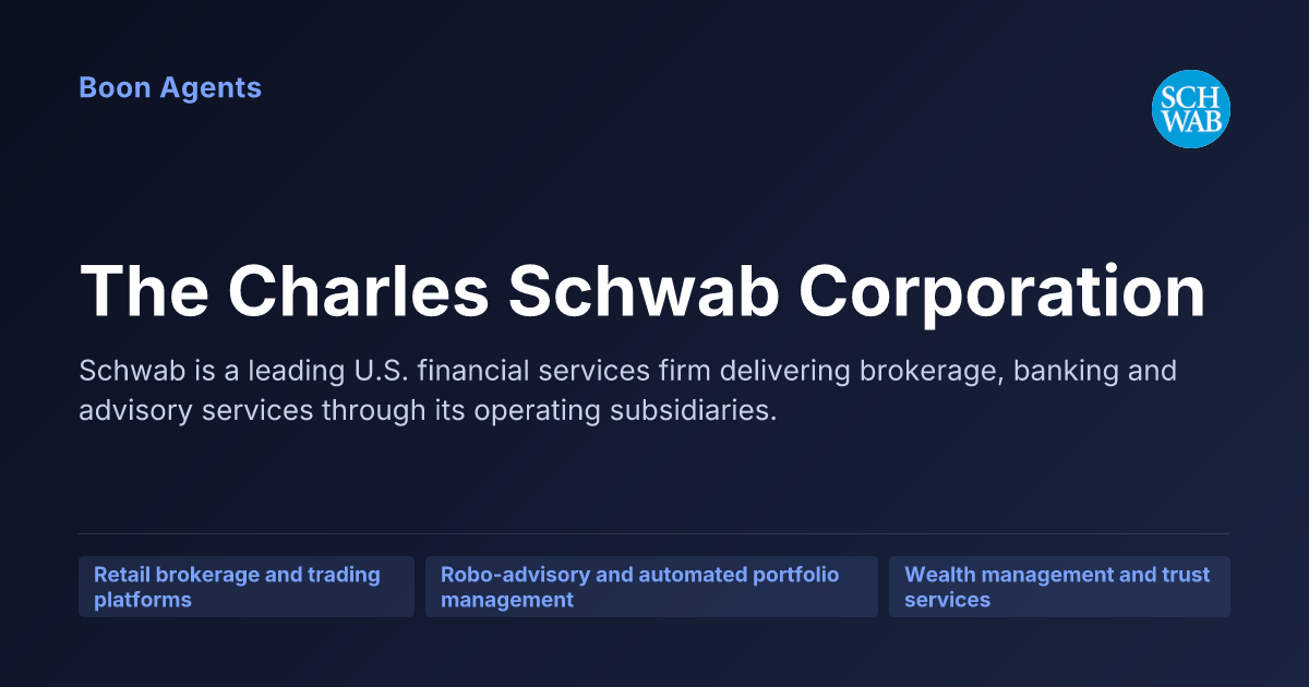 The Charles Schwab Corporation — company overview