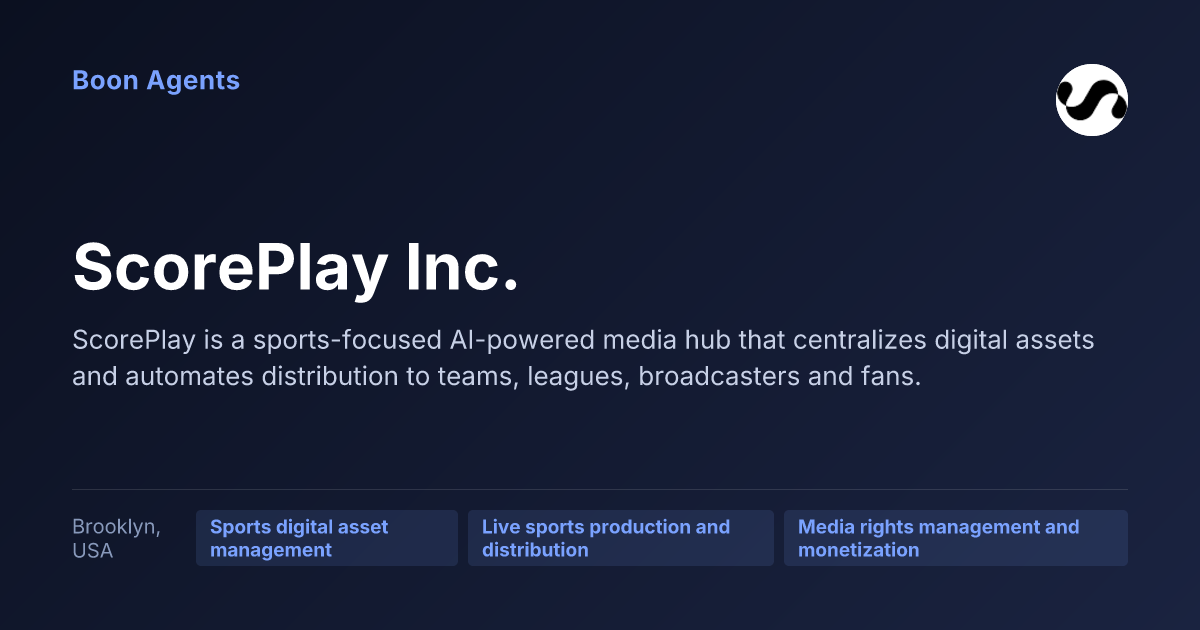 ScorePlay Inc. — company overview