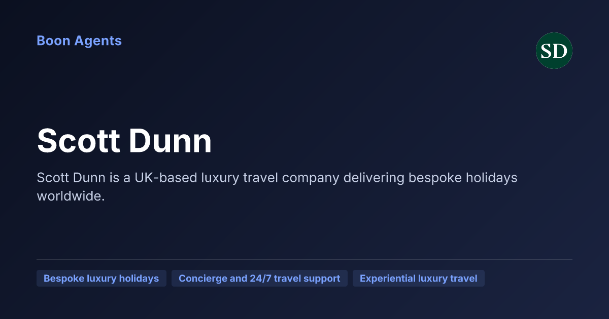 Scott Dunn — company overview