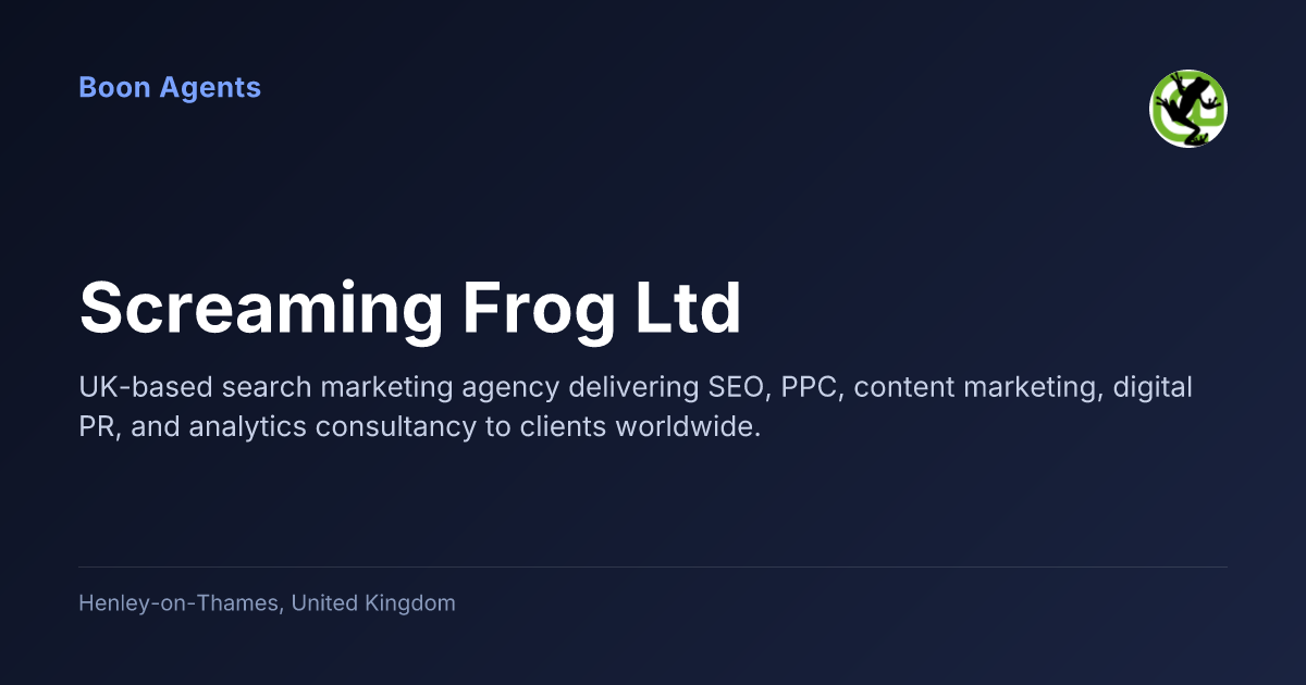 Screaming Frog Ltd — company overview