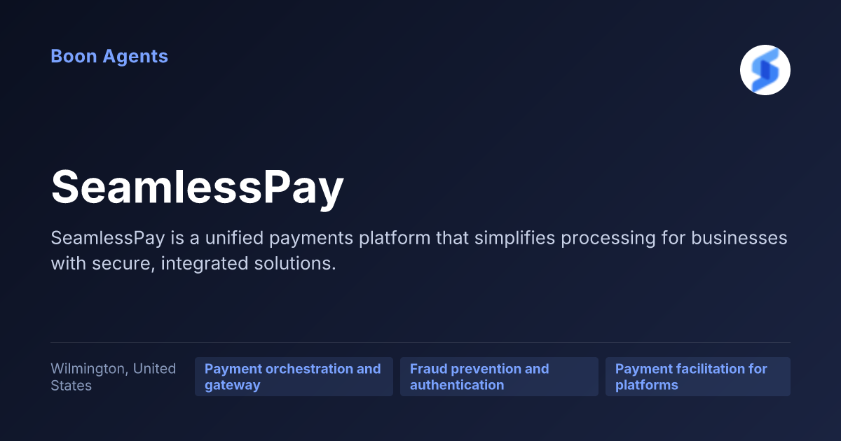 SeamlessPay — company overview