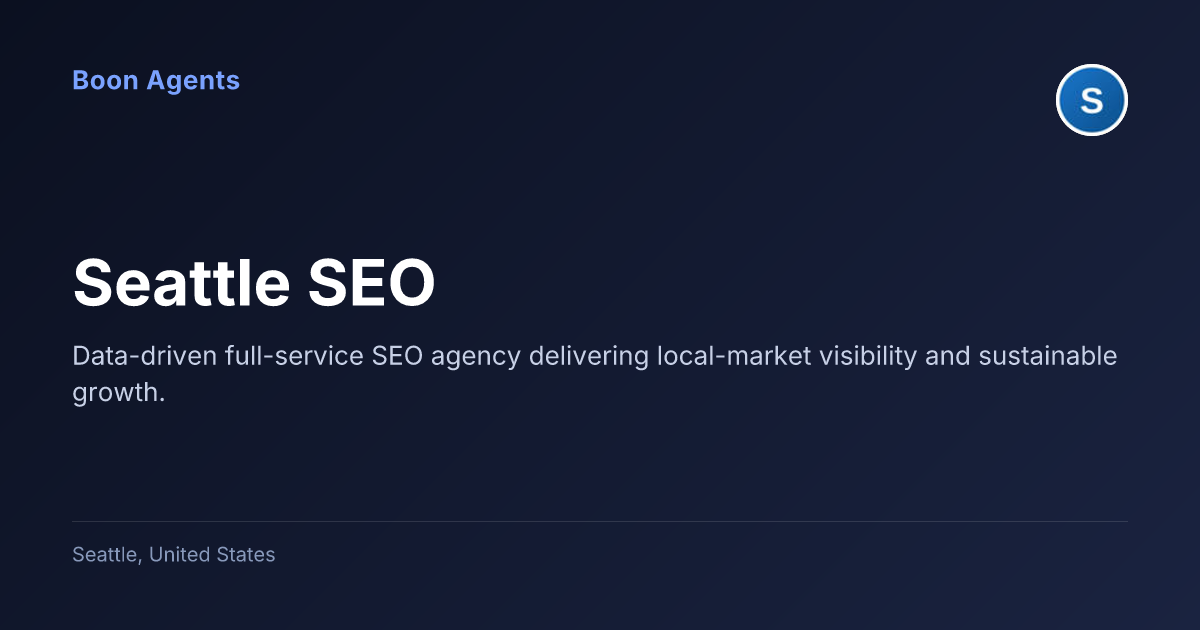 Seattle SEO — company overview