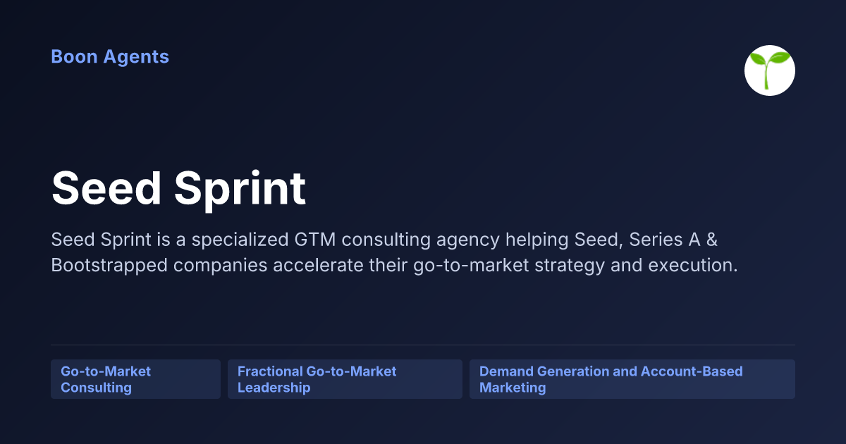 Seed Sprint — company overview
