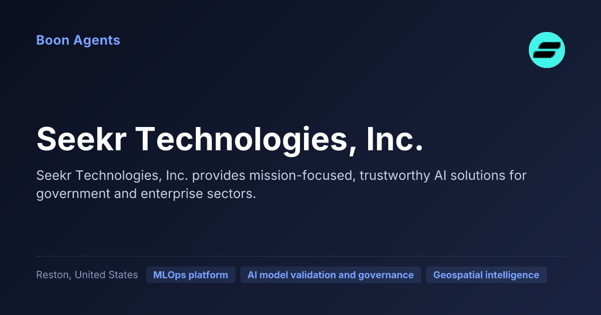 Seekr Technologies, Inc. — company overview