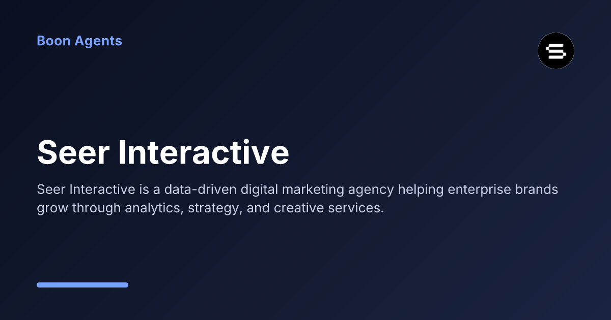 Seer Interactive — company overview