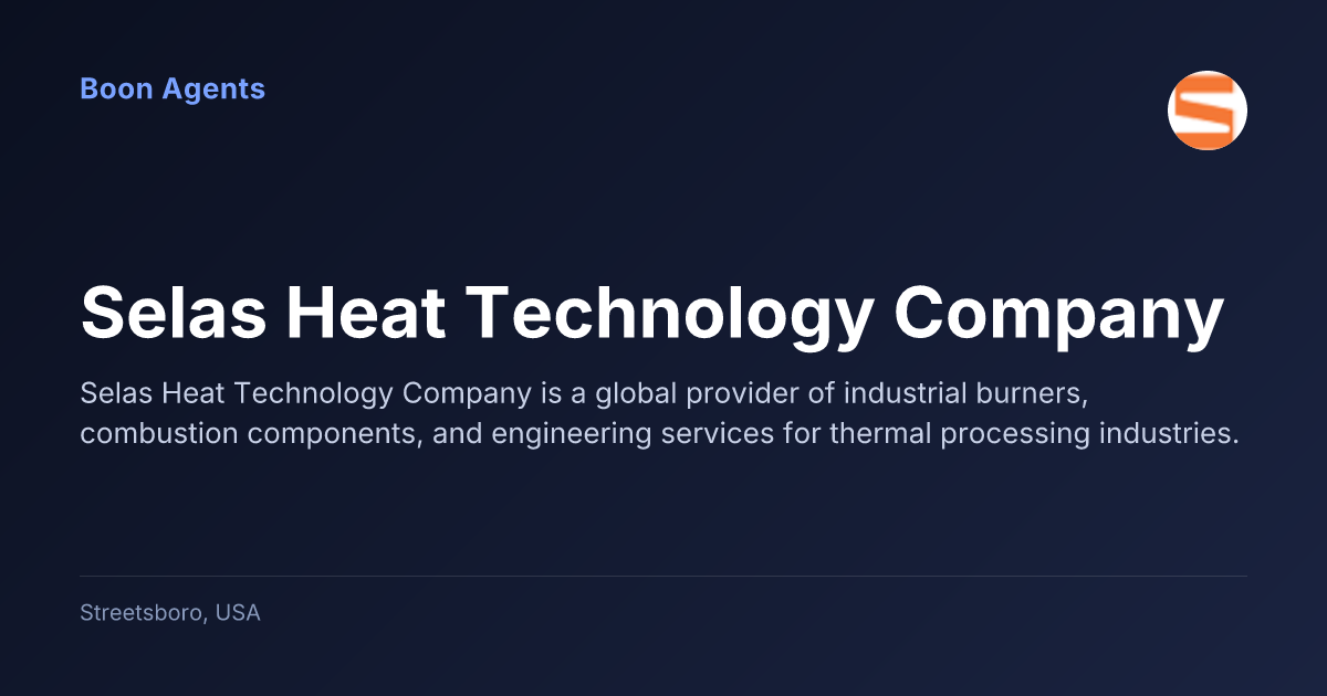 Selas Heat Technology Company — company overview