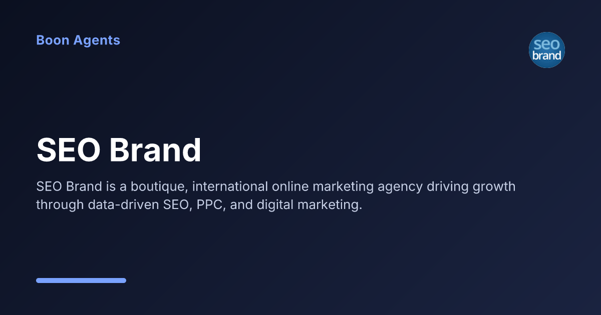 SEO Brand — company overview