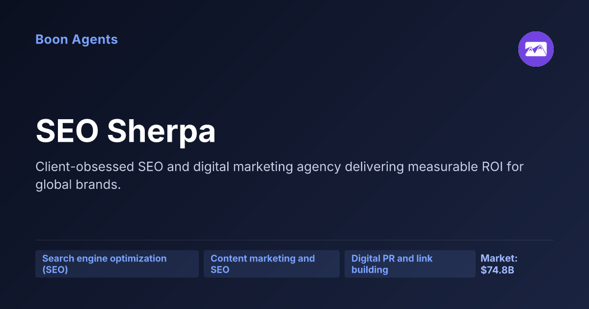SEO Sherpa — company overview